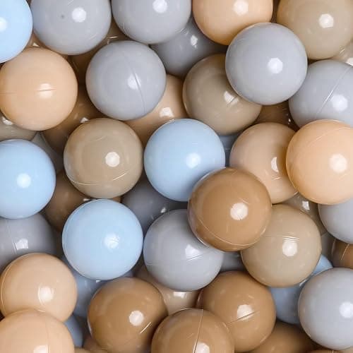GOGOSO Ball Pits Balls for Toddlers Pack of 50 100 200 Plastics Shape Ball Non-Phthalate Non-BPA Non-Toxic 2.2-Inch Crush Proof Play Balls - Image 1