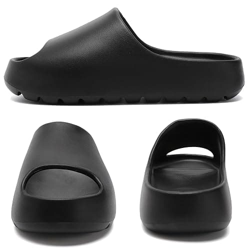 Jaeynow Cloud Slides for Women,Unisex EVA Soft Recovery Slides,Thick Sole Open Toe Mens Pillow Slides Shower Shoes Outdoor&Indoor House Slippers thumbnail 2