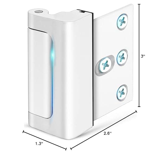 Home Security Door Lock Door Reinforcement Lock Door Locks for Kids Safety Flip Door Lock Latch Childproof Night Lock Door Security Front Door Child Safety Lock High Security Locks for Doors Inside thumbnail 2