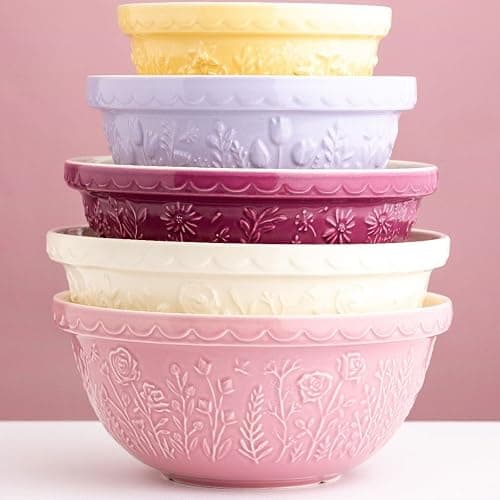 Mason Cash In The Meadow S12 (4.25 Qt) Mixing Bowl | Rose (Pink) thumbnail 3