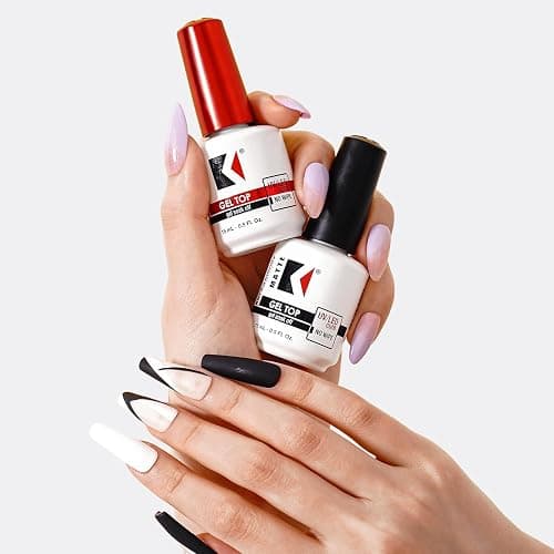 KUPA GelFinity - Soak Off Gel - Top Coat Glossy Finish (No-Wipe) Bundle 8.0 Fl Oz + 0.5 Fl Oz thumbnail 5