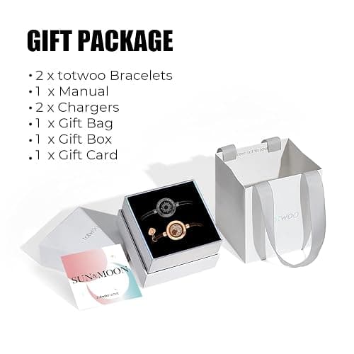 Long Distance Touch Bracelets for Couples, Light up & Vibration for Love Couples Bracelets | Long Distance Valentines Day Gifts for Girlfriend, One-to-One Bluetooth Pairing via App thumbnail 6