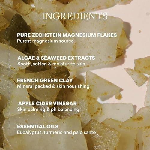 HigherDOSE Serotonin SOAK - Potent Magnesium Flakes with Stress Relief Essential Oils & Apple Cider Vinegar - Relaxing Bath Salts to Maintain Serotonin Levels and Muscle & Nerve Relief (32 Ounce) thumbnail 4
