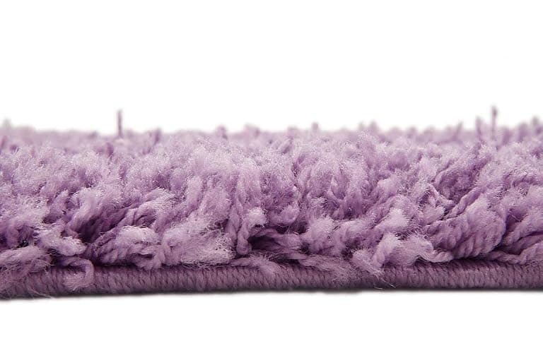 Bravich Lilac Lilac Shaggy Rug 80 x 150cm (2'7" x 4'11") 5cm Pile Medium Thick Fluffy Living Room Hessian Backed Washable thumbnail 9
