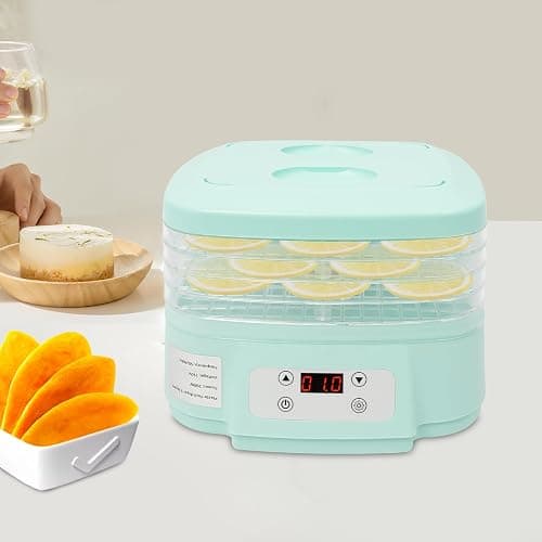 5 Tiers Food Dehydrator Machine, 110V Candy Dried Machine with Adjustable Timer & Temperature, Large Capacity Fruit Dehydrator Machine for Beef, Fruits, Meat, Vegetables thumbnail 5