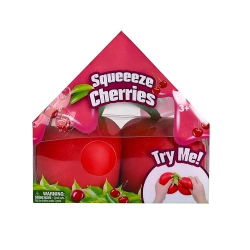 Toymendous Squishy Cherries, Jumbo Sweet Fruit Stress Toy, Twin Cherry Fidget Fun, 5.5 Inch Squishy Fruit, Fidget Sensory Food, Jumbo Strss Relief Toy or Kids & Adults, Easter Basket Stuffer thumbnail 6