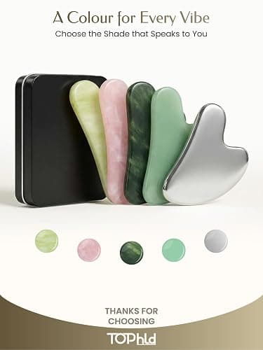 Stainless Steel Gua Sha Facial Tools, Guasha Tool for Face Acupuncture Therapy Trigger Point Treatment, Gua Sha Scraping Massage Tool thumbnail 7