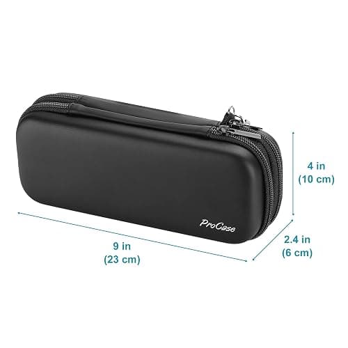 ProCase Pen Pencil Case, 2-Layer EVA Zipper Pencil Box Pouch Large Capacity Stationery Storage Organizer for School Office Supplies -Black thumbnail 3