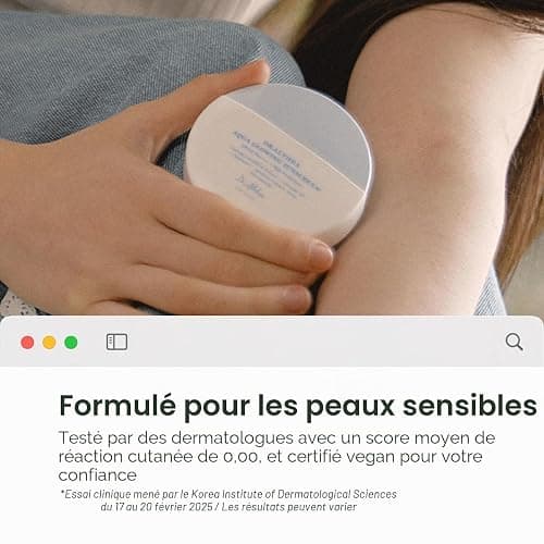 Dr.Althea Aqua Glowing Sunscreen | Crème Solaire Hydratante pour Tous Types de Peau | Base Hydratante Non Collante pour le Maquillage | Protection Solaire Visage Vegan Coréenne (45 ml, SPF50 PA++++) thumbnail 6