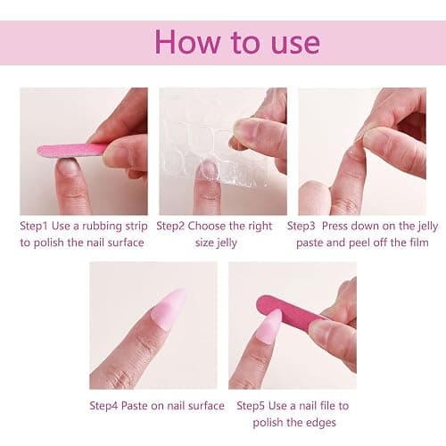 TBRZTR Flower Press on Nails Long Length Full Cover Glossy Green Stick on Nail Floral Pearl Design Ballet Shaped Gradient False Nails Reusable Artifical Acrylic Press Ons Glue on Nail for Women 24Pcs thumbnail 6
