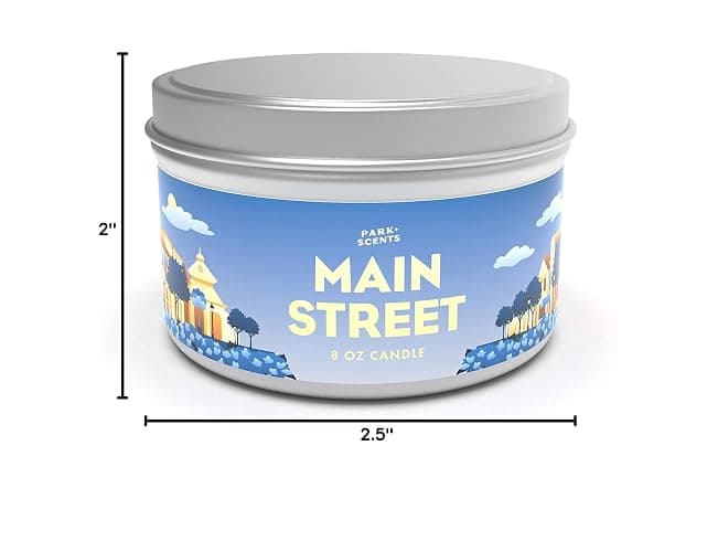 Park Scents Disneyland Main Street Inspired Scented Vanilla Candle - Handmade Soy Candle, Long Lasting, Warm, Sweet Aroma for Home thumbnail 9
