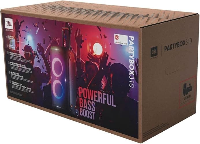 JBL Partybox 310 - Portable Party Speaker with Long Lasting Battery, Powerful JBL Sound and Exciting Light Show,Black thumbnail 18