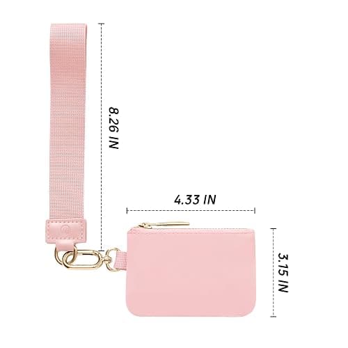 Mum's Memory Mini Zip Around Wristlet Wallets for Women -KeyChain Wallet with Detachable Dual Pouch Wristlet -Key Chain Coin Purse Small Wallets thumbnail 3