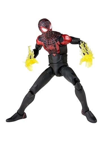 Spider-Man Marvel Legends Series Gamerverse Miles Morales 6-inch Collectible Action Figure Toy, 7 Accessories and 1 Build-A-Figure Part(s) thumbnail 6