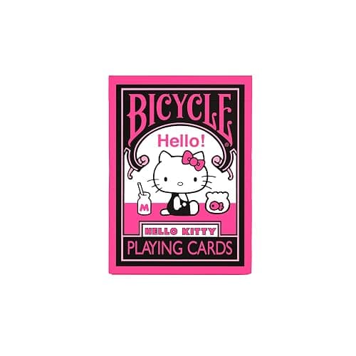 Bicycle Hello Kitty Playing Cards, Black & Pink, 1 Deck thumbnail 3