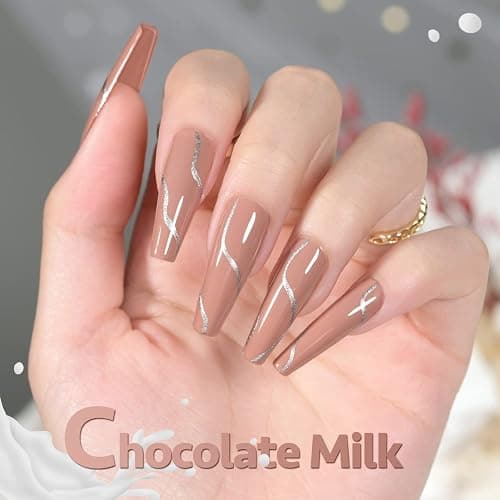 GAOY Nude Brown Gel Nail Polish, 16ml Soak Off Nautral Gel Polish for Nail Art DIY Manicure at Home, UV Light Cure Color 1505 thumbnail 3