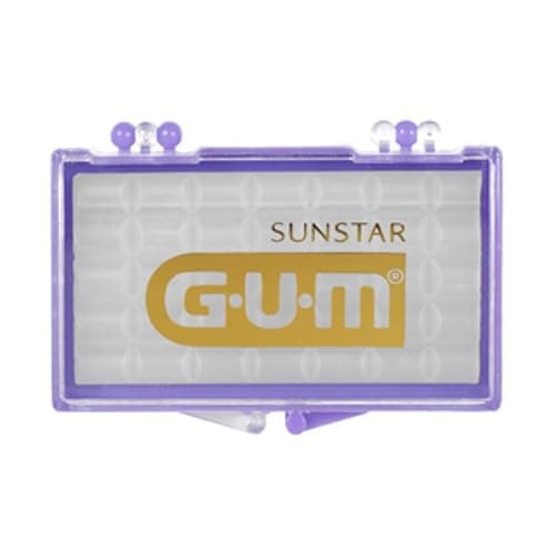 GUM Orthodontic Wax for Braces and Dental Devices - Soothing Dental Wax with Vitamin E and Aloe Vera - Clear Color - Unflavored (Pack of 6) thumbnail 4