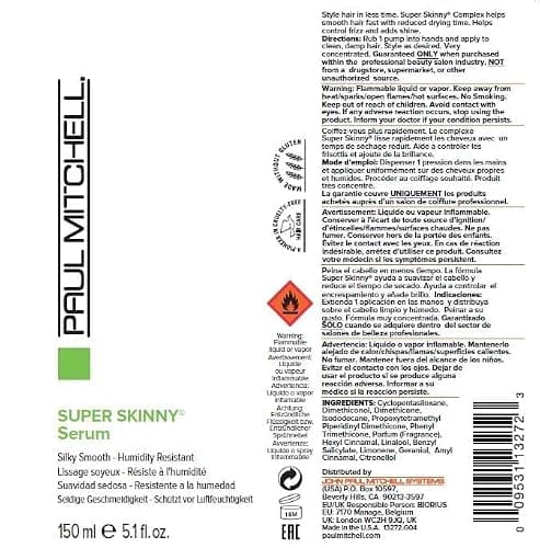 Paul Mitchell Super Skinny Serum Blowout Primer, Speeds Up Drying Time, Humidity Resistant, For All Hair Types thumbnail 11