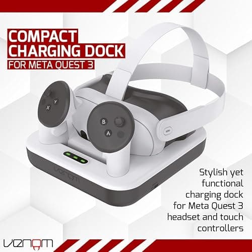 Venom Charging Dock and Rechargeable Battery Packs for Meta Quest 3 thumbnail 2