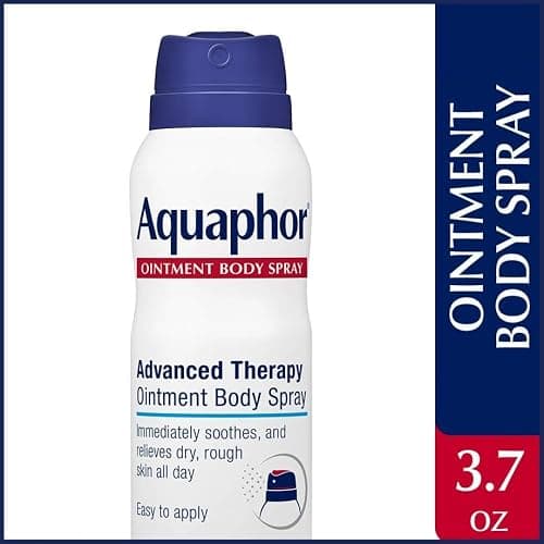 Aquaphor Advanced Therapy Ointment Body Spray, Fragrance Free, Hypoallergenic, Spray Moisturizer for Dry Skin, Moisturizes and Heals Dry, Rough Skin, 3.7 Oz Can (Pack of 2) thumbnail 4