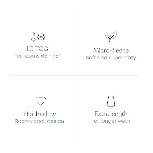 HALO SleepSack, Micro-Fleece Wearable Blanket, Swaddle Transition Sleeping Bag, TOG 1.0 thumbnail 5