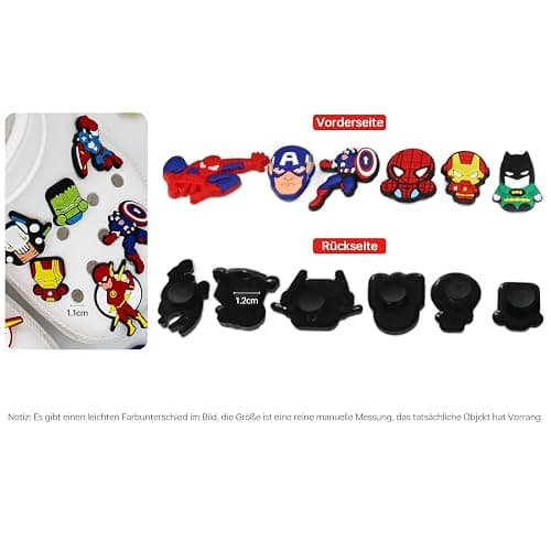 Oirigaga Schuh Charms für Clogs, DIY Schuhanstecker Schuhanhänger, Cartoon Anime Schuh Pins Stecker Aufstecker Anstecker Set, Abnehmbare PVC Shoe Dekoration Zubehör für Kinder Jugendliche Erwachsene thumbnail 5