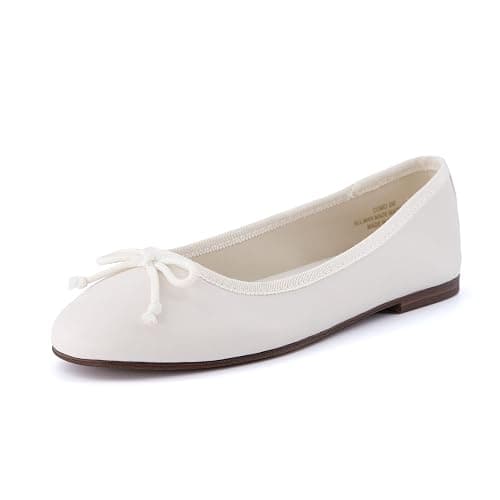 CUSHIONAIRE Como Ballet Flats for Women, Round Toe Mary Jane Womens Flats with Memory Foam Comfort, Wide Widths Available thumbnail 9