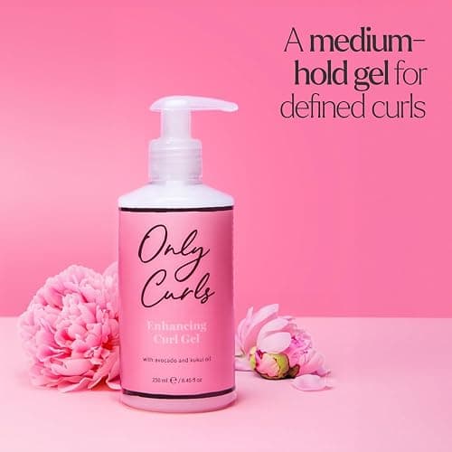 Only Curls Enhancing Curl Gel Duo, Curly Hair Product, Curl Enhancer & Frizz-Control, Lightweight Styling Gel, Medium Hold, Soft, Defined, Frizz-Free Curls, Cast-Free, For All Curly Hair, 250ml x2 thumbnail 2