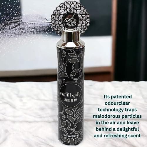 Nusuk Air Room Freshener Spray for Home, Car & Office, Long Lasting Fragrance 300 ML, Odor Eliminator, Deodorizer Spray For Room, Car & Wardrobe, Goodness Oud thumbnail 6