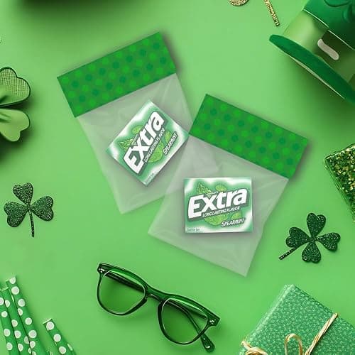 Extra Gum Spearmint Sugarfree Gum Bulk, Individually Wrapped, Perfect for Long Lasting Fresh Breath at School, Work & Travel 15 Count, Pack of 10 thumbnail 7