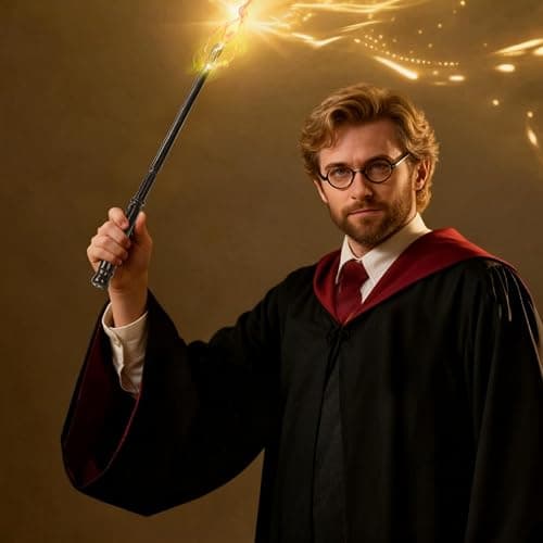 OISILOENG Magic Wand,Handcrafted Movie Inspired Wizard Wands for Role Play, Party,Cosplay Costume, Birthday Favors,Collectible thumbnail 3