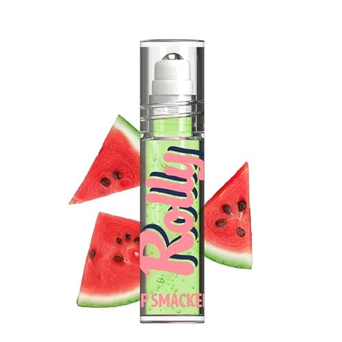 Lip Smacker Rolly Lip Gloss, Classic Roller-Ball Design for a Cooling Sensation, Hydrating & Moisturizing Shine - Watermelon - Image 1