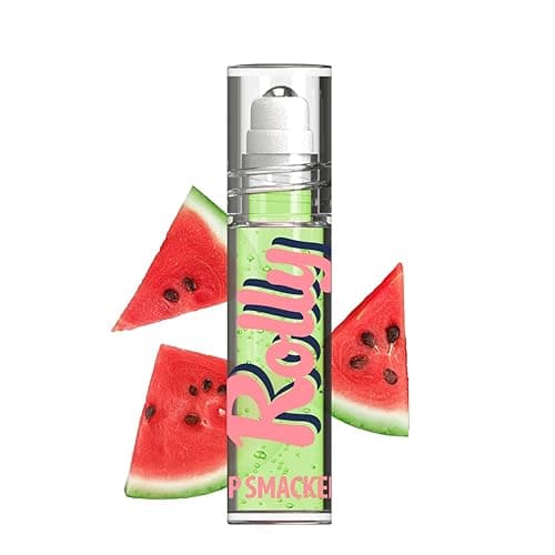 Lip Smacker Rolly Lip Gloss, Classic Roller-Ball Design for a Cooling Sensation, Hydrating & Moisturizing Shine - Watermelon - Watermelon