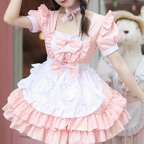 XYGJZ Women Sweet Lolita Dress Halloween Cosplay Costumes Layers Maid Dresses thumbnail 5