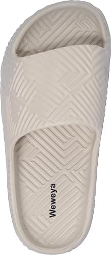 Weweya Slippers for Women and Men - Bathroom Shower Shoes - Non Slip House Slides - Lightweight Beach Sandals thumbnail 4