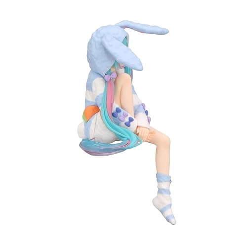 FuRyu Corporation-Hatsune Miku Noodle Stopper Figure -Rabbit Ear Hood Pajama Blue Color ver.- thumbnail 4