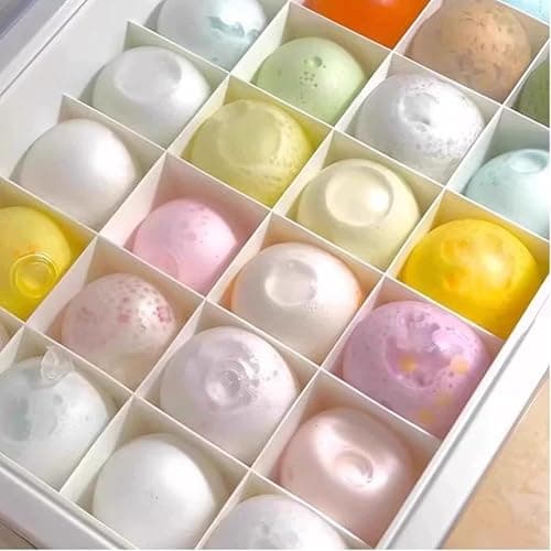DIY Stress Ball Making Kit with Clear TPR Skins,Complete Squishies Ball Maker Set with Air Pump, Expander Tool and Fillers for Adults,Stress Relief Sensory Toys Arts and Crafts for Teens (A) thumbnail 5