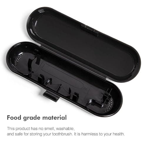 seplouis Electric Toothbrush Case Compatible with Oral B/Oral-B Pro/iO/Philips Sonicare/Demita/Bitvae and most other Brand Electric Toothbrushes on the market，Black thumbnail 3