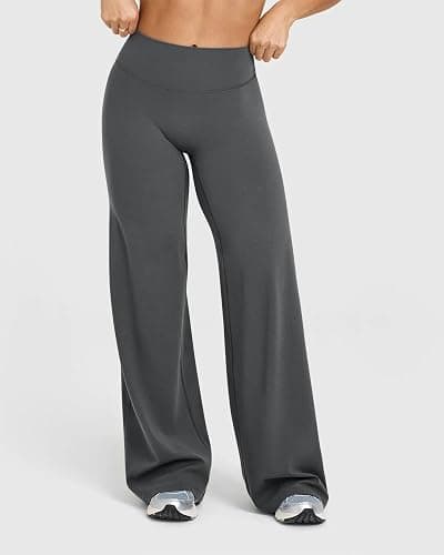 OQQ Yoga Pants Women High Waist Stretch Casual Soft Straight Leg Bottoms thumbnail 2