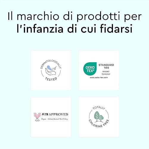 Teli cambio LILLYDOO – 60 x 60 cm, confezione da 50 pezzi (5x10 pezzi), super morbidi, senza profumi e lozioni, ideali per pelli sensibili, dermatologicamente testati thumbnail 8