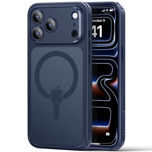 ESR for iPhone 17 Pro Max Case, Camera Control, Compatible with MagSafe, Shockproof Military-Grade Protection, Magnetic Phone Case for iPhone 17 Pro Max, Classic Hybrid Case, Frosted Blue - Image 1