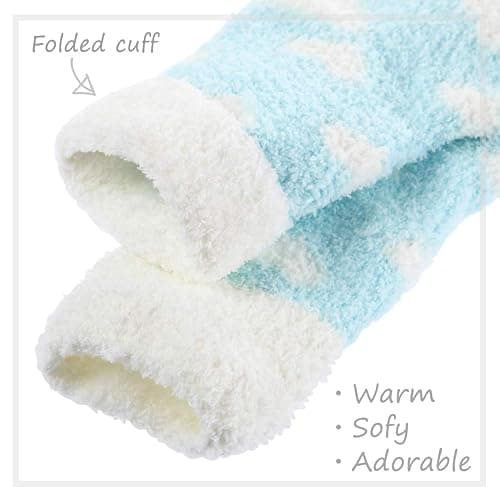 Plush Slipper Socks Women - Colorful Warm Fuzzy thumbnail 3