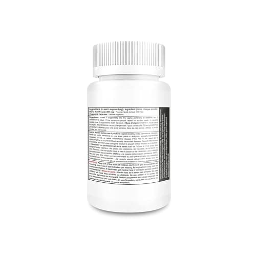 NutraBlast Boric Acid Vaginal Suppositories - 100% Pure Made in USA - Boric Life Intimate Health Support (30 Count) thumbnail 2