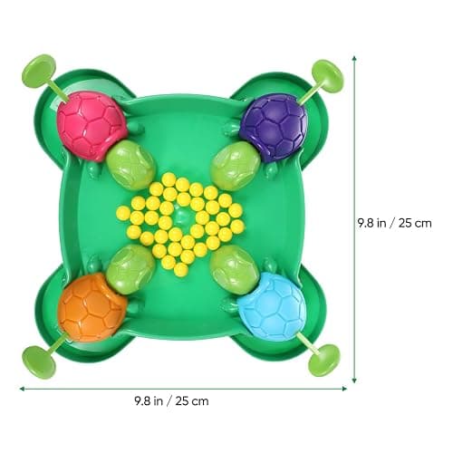 Amosfun SchildkröTen Spielzeug Kinder Tischspiel Mit 36 Bohnen Interaktives SchildkröTe Spiel FüR 2-4 Spieler Lustiges Intelligentes Brettspiel FüR Kinder Und Familie 9.84X9.84X3.15 Zoll thumbnail 3