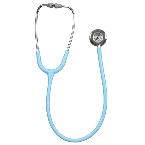 3M Littmann Classic III Monitoring Stethoscope, 5912C, More Than 2X as Loud, Weighs Less, 27" Marine Blue Satin-Finish Tube for Added Comfort, Flexibility and Cleanability thumbnail 10