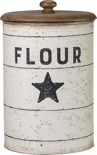 Primitives by Kathy 39060 Farmhouse Tin Canisters, Sugar/Coffee/Flour thumbnail 3