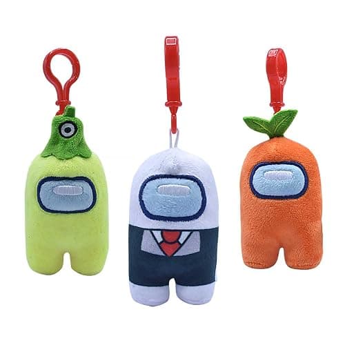 Just Toys LLC Among US 3" Plush Backpack Hangers thumbnail 5