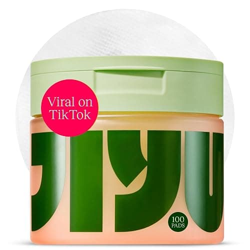 JiYu Toning Polish Pads - Korean Skincare for Dark Spots, Wrinkles & Dull Skin - Hydrating Facial Treatment with Snail Mucin, Niacinamide, Peptides & Centella - 100 Count - Image 1