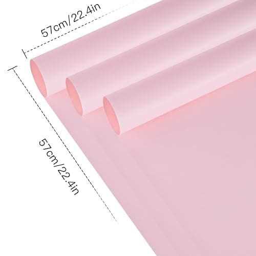 RUSPEPA 20 Sheets Flower Wrapping Paper, Waterproof Floral Bouquet Wrapping Paper, Florist Supplies Packaging for Birthday, Party, Wedding and DIY Crafts - Pink thumbnail 2