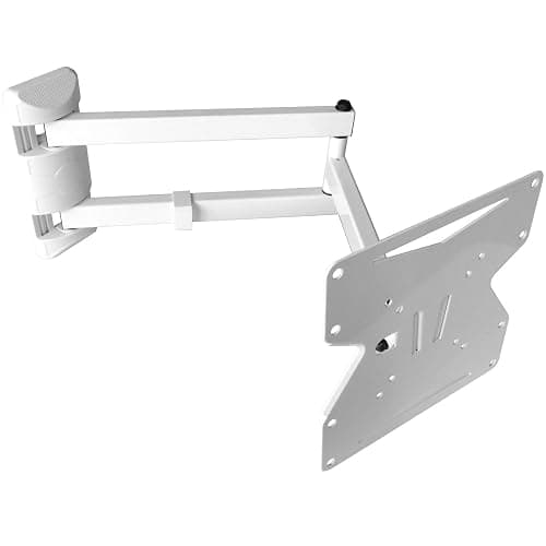TV Universal Wandhalterung weiß schwenkbar neigbar TV Wand Halter für 3D HD LED LCD Fernseher 15'-55' Zoll VESA 75 100 200x100 200 Modell: S89W thumbnail 2